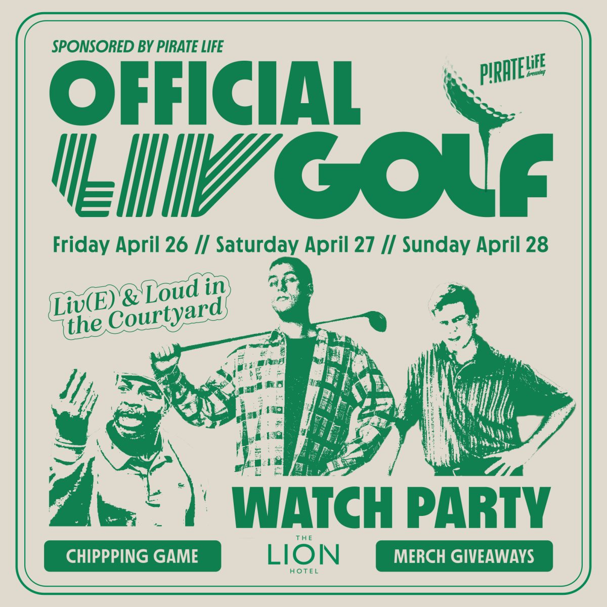 Lion hotel golf party